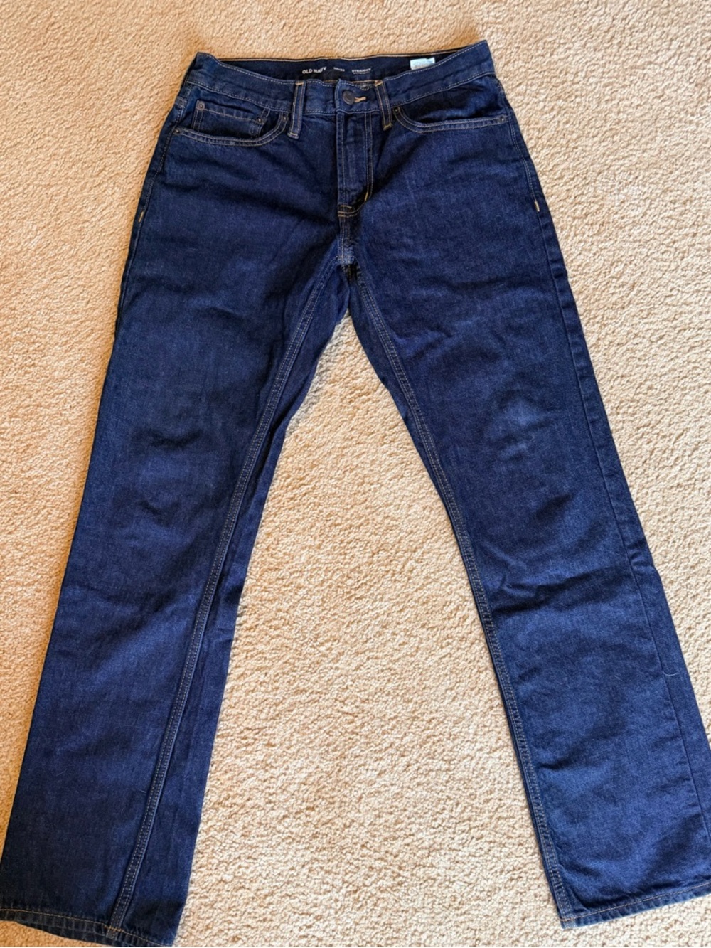 Old Navy Men's Deep Indigo Straight Jeans